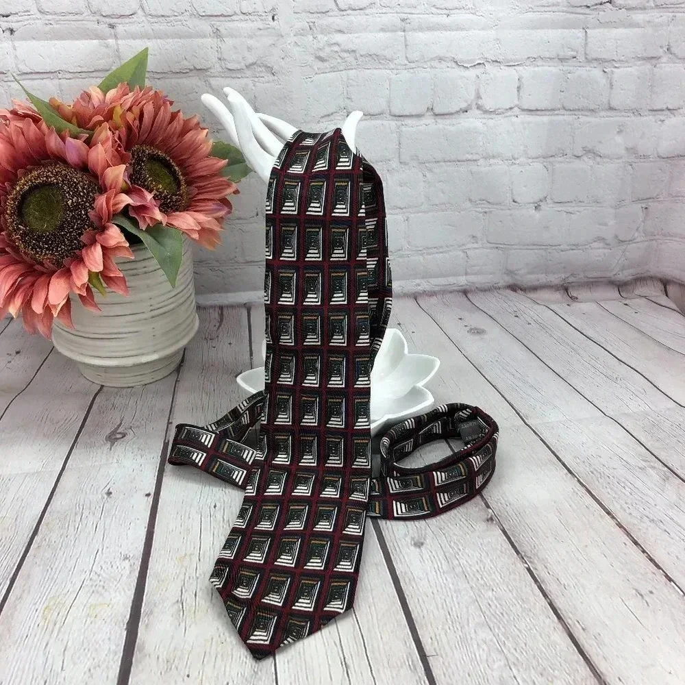 Robert Talbott silk neck tie preppy business office attire